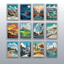 Acrylic Travel City Holiday