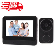 Videocitofono Kit Citofono Con Videocamera Visione Notturna Monitor Telecamera