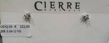 ORECCHINI PUNTO LUCE CIERRE DIAMANTI NATURALI VARIE CARATURE