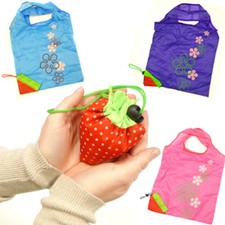 Strawberry Folding Bag in a