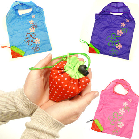 Borsa fragola pieghevole un - fragola, in