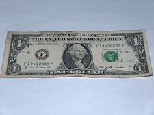 2009 Uno Dollaro Bill US Banca
