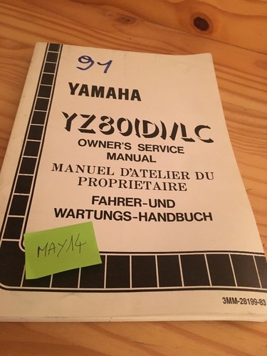 Yamaha yz80 1992 - d, yz