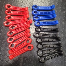 Stock 10 coppie appendici manubrio ROSSO BLU NERO bici bicicletta MTB o singoli!
