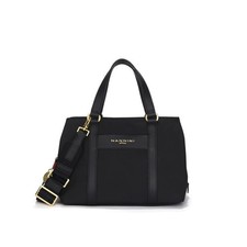 NANNINI BORSA DONNA DUE MANICI NYLON  E PELLE TRACOLLA REGOLABILE LIBERTY 17375