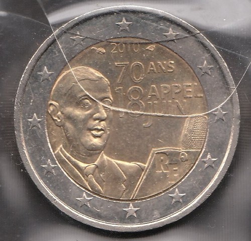 E091 moneta coin francia 2 - coin,