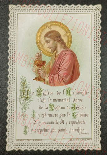 Santino antico con pizzo - santino,