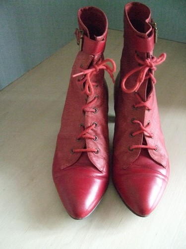 Stivaletti ravel rossi vintage - stivaletti,