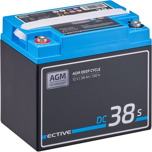 Ective deep cycle agm batteria - ective,