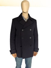 Navy Pea Coat di H&M, blu scuro TG M