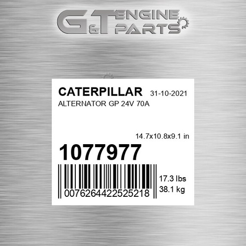 1077977 alternatore 24v 70a - gp,