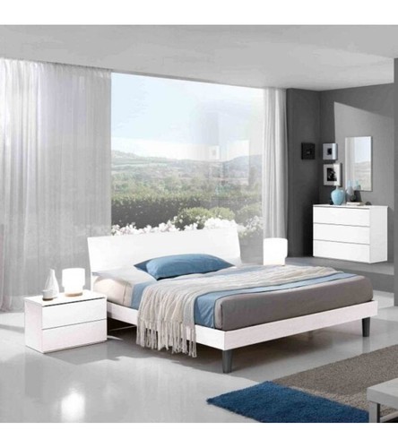 Letto singolo giroletto