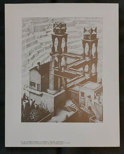 Escher cascata circa - m.c.,