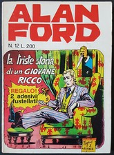 25)  ALAN FORD  n.   12  - ed. Corno 1970 -  ottimo++  con adesivi