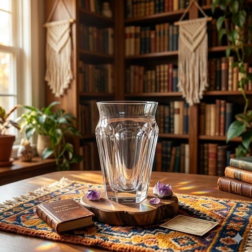 Vaso vintage cristallo - vaso,