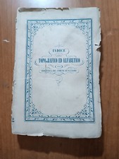 INDICE TOPOGRAFICO ED ALFABETICO DELLA BIBLIOTECA DEL COMUNE DI PALERMO II 1857