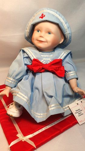 Porcelain doll amanda - doll, "amanda"