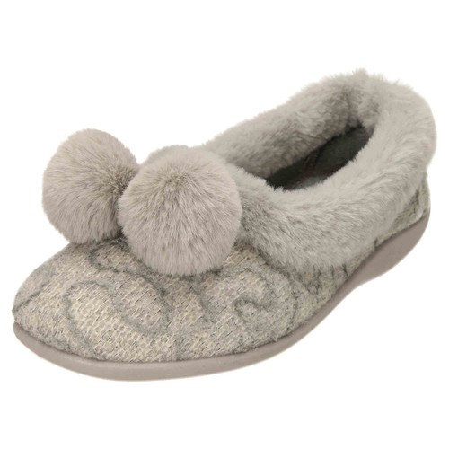 Pantofole donna grigie - donna,
