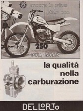 advertising Pubblicità-MOTO ANCILLOTTI 250 PULL-SHOCK '81 MOTOITALIANE MOTOCROSS