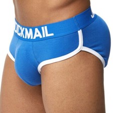 JOCKMAIL Slip Uomo Cotone Imbottito Glutei Morbido Esaltatore Bum Hip-up Intimo 