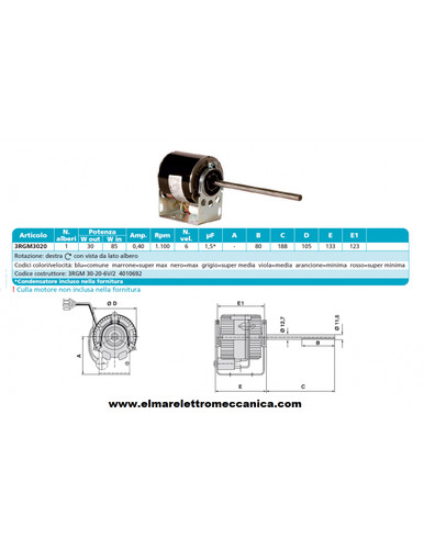 Elco 3rgm 2 motore 85 - elco,