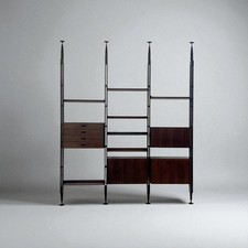 Libreria LB7 di Franco Albini per Poggi – Design Iconico in Legno e Metallo