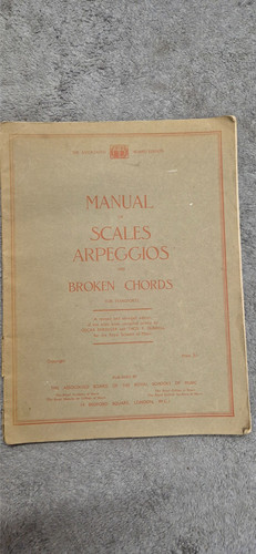 Manuale bilance arpeggi e - manuale, di
