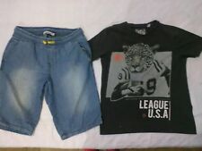 lotto 964 stock bimbo bambino pantaloni maglietta 9/10 anni