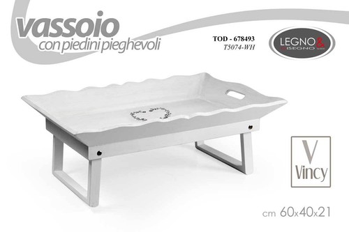 Vassoio tavolino letto - tavolino,