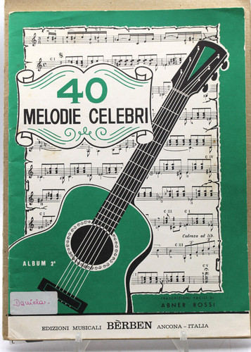 Spartito musicale melodie - musicale, 40