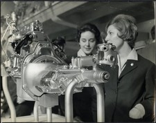 Foto vintage Salone Auto Torino 1960 Motore Austin A40 Ft 36433 - Stampa 21x27 c