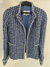 CHANEL TWEED JACKET BLACK AND