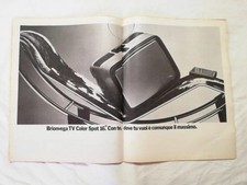 Pubblicita' Brionvega TV Color Spot 16 Regolo 20 Cosmo 26 Tesi 26 Lotto 3 1979 