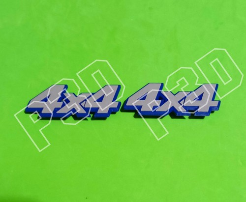 Coppia targhette laterali 4x4 - laterali,