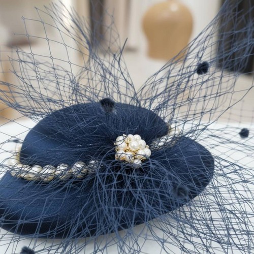 Fascinator con veletta stile - veletta,