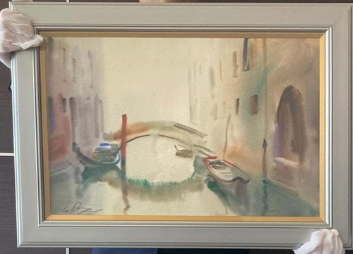 Quadro acquerello firmato