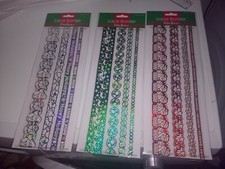 3X ADESIVI NATALIZI BORDI