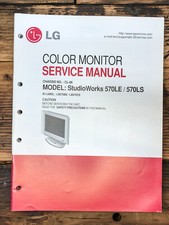 LG StudioWorks 570LE 570LS Monitor Manuale di servizio *Originale*