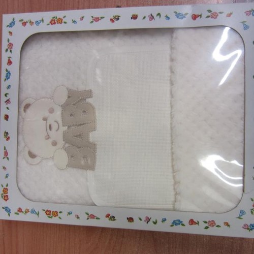 Copertina culla panna soft - panna,