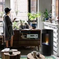 Giulio Cesare - Caminetto a bioetanolo da terra 1 bruciatore da 1.5L. Ø40x80cm