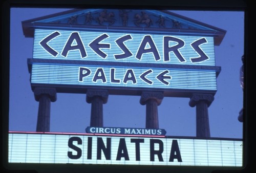 Insegna cartellone caesars - cartellone,