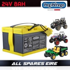 BATTERIA PEG PEREGO 24V VOLT 8AH PER RZR 900 XP, GAUCHO XP & JOHN DEERE 6X4
