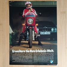 Pubblicità Pubblicità Pubblicità BMW Moto 1978 Vintage Advert yellowed_vintageads
