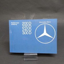 Libretto Betriebsanleitung Mercedes Benz 200D/220D/240D/300D in tedesco, 1976