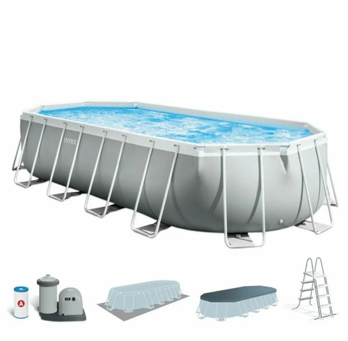 Piscina fuori terra intex - terra,