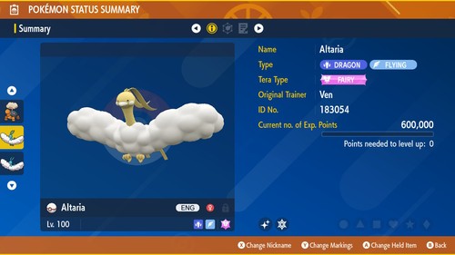 Altaria for champions - for,