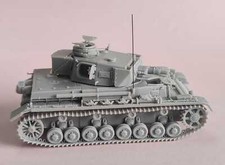 Kit modellino Panzer tedesco IV tipo E stampato in 3D 1/72 seconda guerra mondiale non verniciato