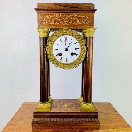 Pendule horloge colonnes - a,