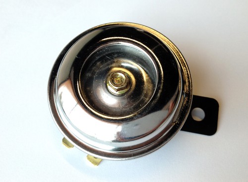 Mini clacson cromato piccolo
