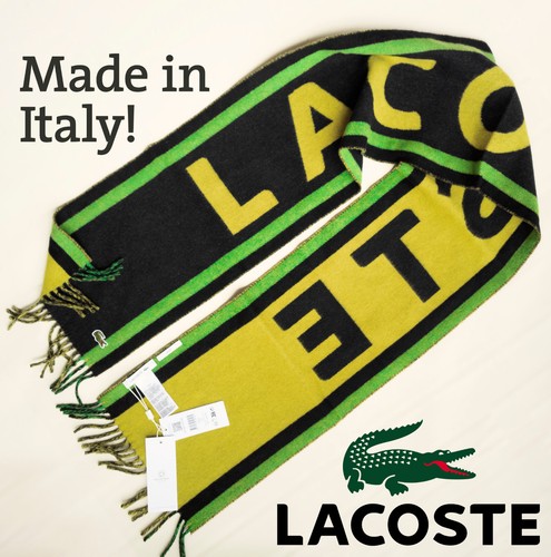Sciarpa logo lacoste 100 - lacoste,